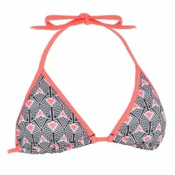 Olaian Bikinis, Boardshorts Women's Removable Padded Cup Sliding Triangle Swimsuit Top Mae Dima