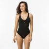 Olaian Agatha One Piece Surf Swimsuit With Double Back Adjustment Swimsuits