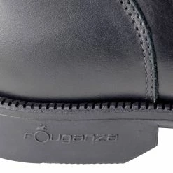 Best Sale ⌛ Fouganza Riding 🥾 Boots Leather Lace-Up Riding Paddock 🥾 Boots, 👩 Women's 🎁 74 Fouganza Riding Boots Leather Lace-Up Riding Paddock Boots, Women's