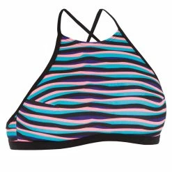 Olaian Women's Surfing Padded Cup Crop Top ANDREA WITHOUT PICTURE Bikinis, Boardshorts