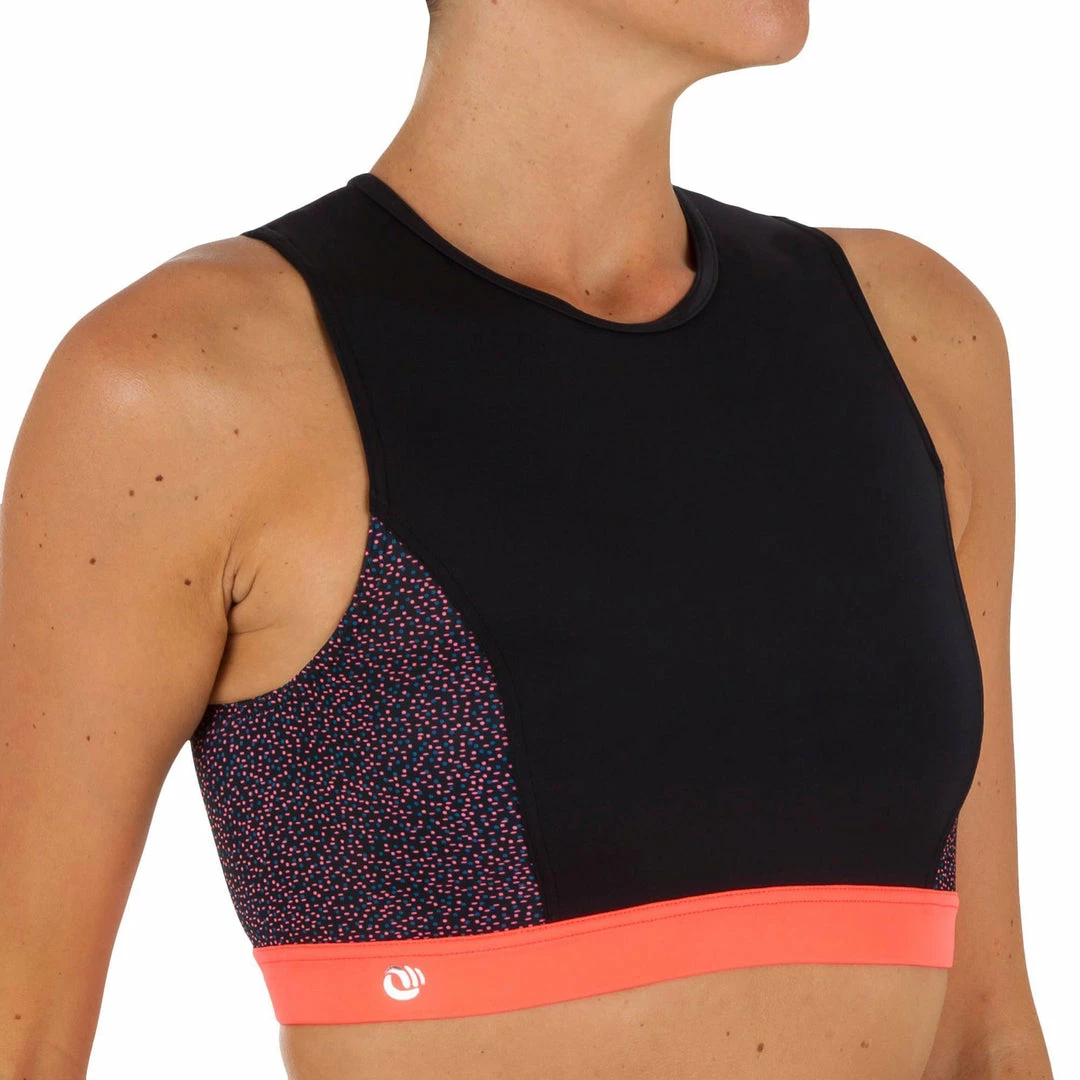 Deals ๐คฉ Olaian ๐ Bikinis, Boardshorts ๐ฉ Women's ๐ Surfing Back-Zip Crop Top Carla Shine ๐ฏ 2 Olaian Bikinis, Boardshorts Women's Surfing Back-Zip Crop Top Carla Shine