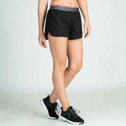 Domyos 100, Fitness Cardio Training Loose-Fit Shorts, Women's