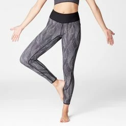 Kimjaly Domyos Reversible Dynamic Yoga Leggings, Women's Bottoms