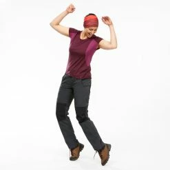 Forclaz Trek 500, Merino Wool Hiking T-Shirt, Women's Shirts