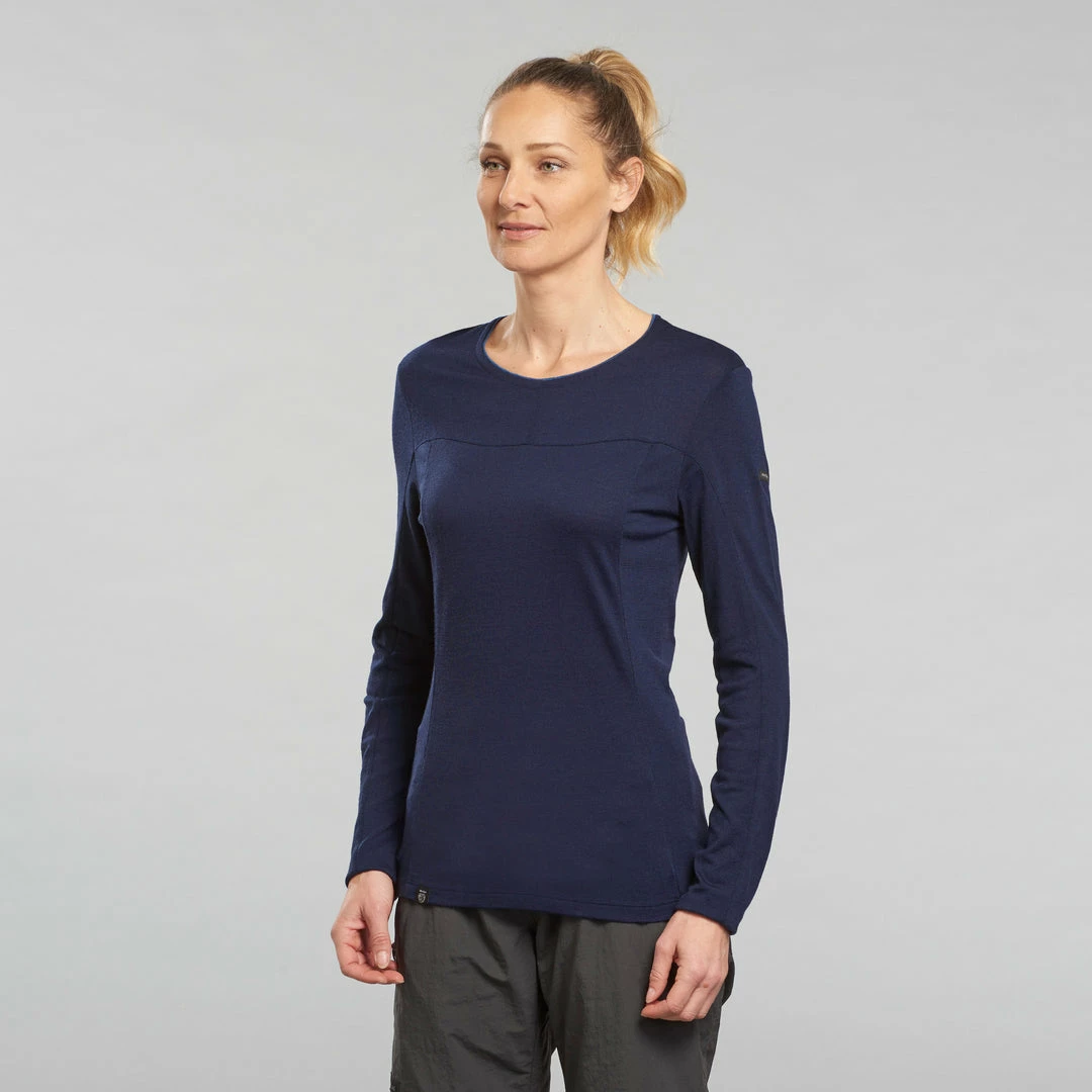 New ๐ฏ Forclaz Trek 500, Long Sleeve Merino Wool ๐ Backpacking T-Shirt, ๐ฉ Women's ๐ Shirts โญ 13 Forclaz Trek 500, Long Sleeve Merino Wool Backpacking T-Shirt, Women's Shirts