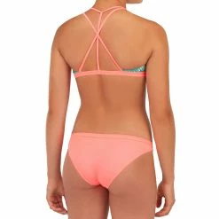 Olaian Bondi 500, Swimsuit Triangle Surf Top, Girls'