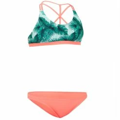 Olaian Bondi 500, Swimsuit Triangle Surf Top, Girls'