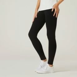 Domyos Cotton Fitness Leggings, Women's