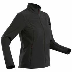 Forclaz Trek 100 WindWarm, Softshell Hiking Windbreaker, Women's