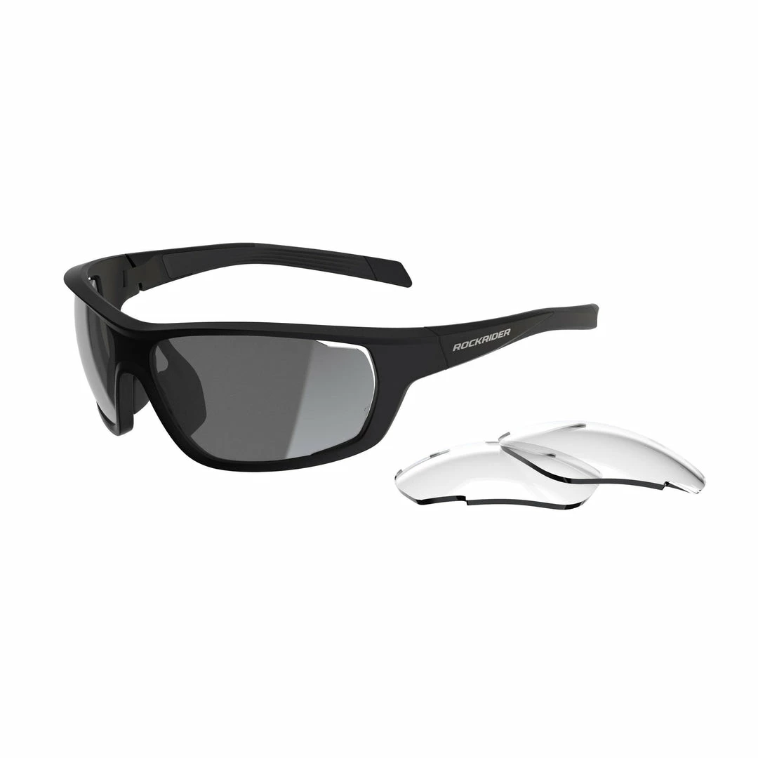 Outlet π€© Sunglasses Rockrider, X-Country Mountain Bike Cat 0 + 3 Interchangeable Glasses Pack, Adult 𧨠1 Sunglasses Rockrider, X-Country Mountain Bike Cat 0 + 3 Interchangeable Glasses Pack, Adult