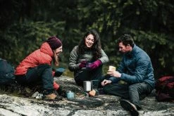 Forclaz Trek 100, 23°F Synthetic Padded Puffer Hooded Backpacking Jacket, Women's