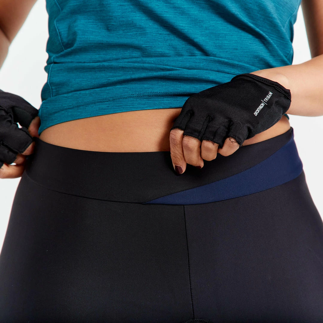 Deals Triban 500, Padded Moisture-Wicking Cycling Bike Shorts, Women's