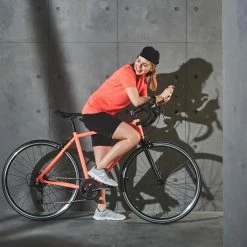 Shirts Triban 100, Short Sleeved Moisture-Wicking Cycling Jersey, Women's