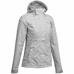 Quechua MH100, Hiking Rain Jacket, Women’s