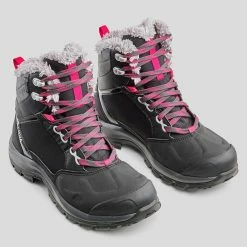 Quechua SH520 X-Warm, Mid Waterproof Hiking Boots, Women's
