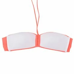 Tribord Women's Bandeau Swimsuit With Fixed Padded Cups Laeti Bikinis, Boardshorts