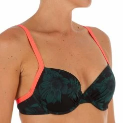 Olaian Women's Swimsuit Balconet Top With U Or X Back Elo Terra