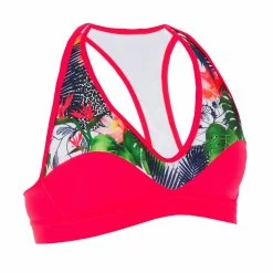 Olaian Bikinis, Boardshorts Women's Surfing Crop Top Swimsuit Top Ana