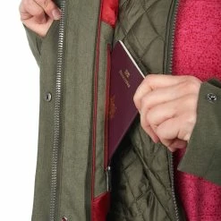 Jackets Forclaz Rainwarm 900, 3-in-1 Backpacking Jacket, Women's