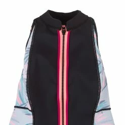 Tribord Bikinis, Boardshorts Women's Surfing Exposed Upper Back Windbreaking Zippered Vest Zoe Palmy