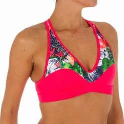 Tribord Bikinis, Boardshorts Olaian Ana, Surfing Swimsuit Top, Women's