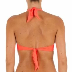 Olaian Bikinis, Boardshorts Women's Fixed Padded Cup Push-Up Swimsuit Top Elena