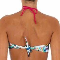Tribord Olaian Laeti, Bandeau Swimsuit Top With Fixed Padded Cups, Women's Bikinis, Boardshorts