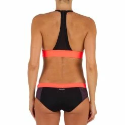 Flash Sale 👍 Olaian 👩 Women's 🏄 Surfing Crop Top 🩱 Swimsuit Top With Very Open Back Isa Shine 👙 Bikinis, Boardshorts 👏 12 Olaian Women's Surfing Crop Top Swimsuit Top With Very Open Back Isa Shine Bikinis, Boardshorts