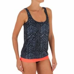Olaian Women's Tankini Tank Top Swimsuit Top Iona