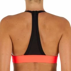 Flash Sale 👍 Olaian 👩 Women's 🏄 Surfing Crop Top 🩱 Swimsuit Top With Very Open Back Isa Shine 👙 Bikinis, Boardshorts 👏 9 Olaian Women's Surfing Crop Top Swimsuit Top With Very Open Back Isa Shine Bikinis, Boardshorts