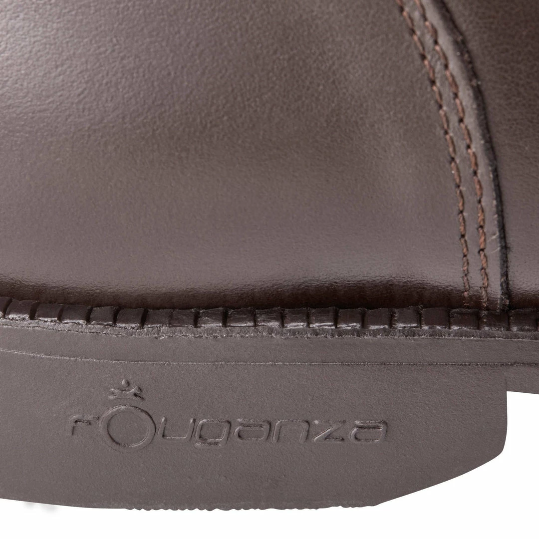 Best Sale ⌛ Fouganza Riding 🥾 Boots Leather Lace-Up Riding Paddock 🥾 Boots, 👩 Women's 🎁 24 Fouganza Riding Boots Leather Lace-Up Riding Paddock Boots, Women's