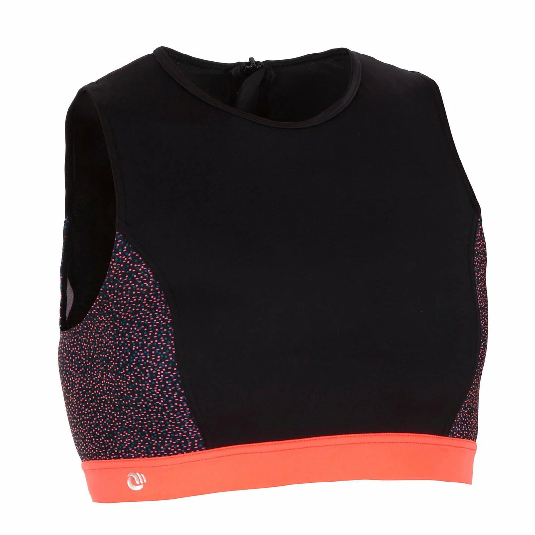 Deals ๐คฉ Olaian ๐ Bikinis, Boardshorts ๐ฉ Women's ๐ Surfing Back-Zip Crop Top Carla Shine ๐ฏ 1 Olaian Bikinis, Boardshorts Women's Surfing Back-Zip Crop Top Carla Shine