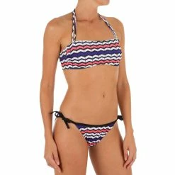 Olaian Bikinis, Boardshorts Women's Swimsuit Bandeau Top Laura Mira