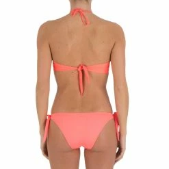 Tribord Women's Bandeau Swimsuit With Fixed Padded Cups Laeti Bikinis, Boardshorts