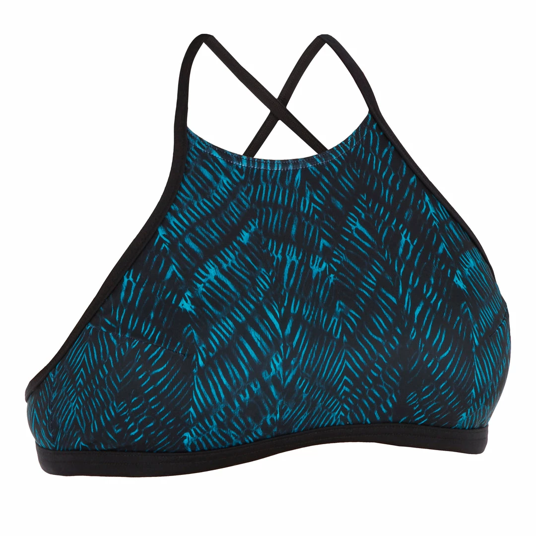 Budget 💯 Bikinis, Boardshorts Olaian Andrea, 🏄 Surfing 🩱 Swimsuit Crop Top With Padded Cups, 👩 Women's 🎉 1 Bikinis, Boardshorts Olaian Andrea, Surfing Swimsuit Crop Top With Padded Cups, Women's