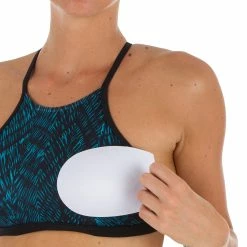 Budget 💯 Bikinis, Boardshorts Olaian Andrea, 🏄 Surfing 🩱 Swimsuit Crop Top With Padded Cups, 👩 Women's 🎉 10 Bikinis, Boardshorts Olaian Andrea, Surfing Swimsuit Crop Top With Padded Cups, Women's