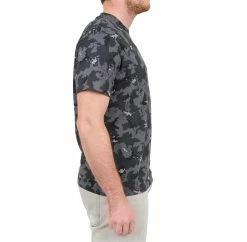 Solognac Short-Sleeved Cotton Camouflage Hunting T-Shirt Shirts